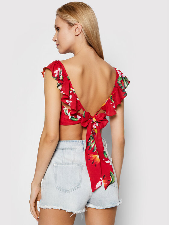 Top rosso guess 2025