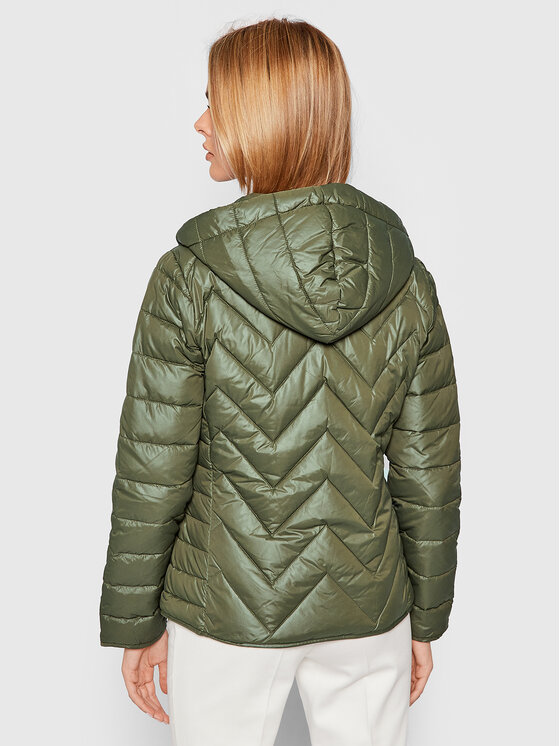 Giubbotto piumino TF1028 T4618 Verde Regular Fit