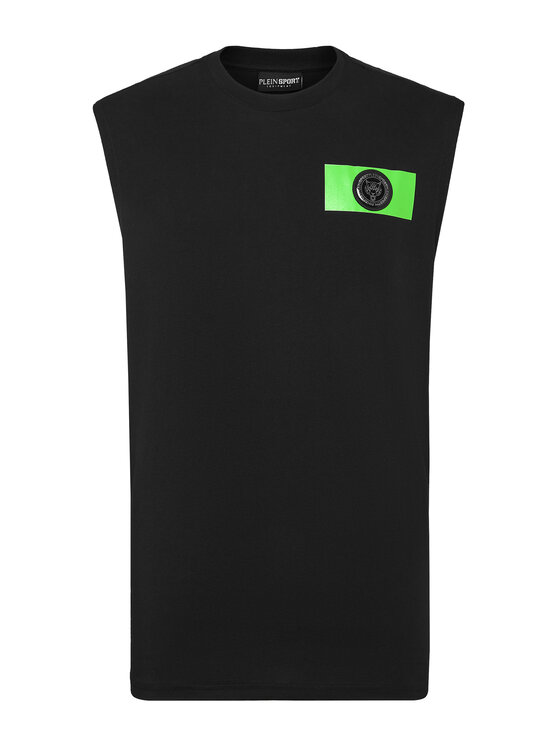 Plein Sport Plein Sport Tank top 8221 Czarny Regular Fit