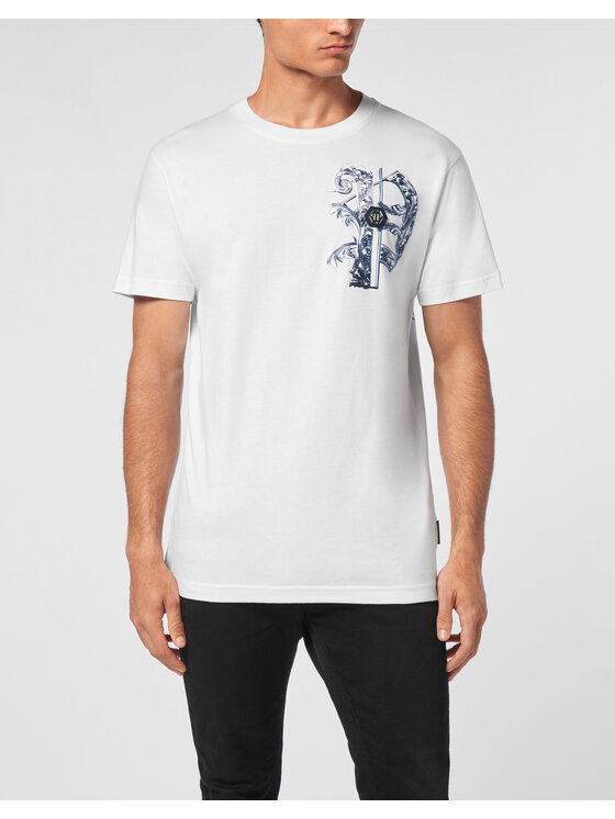 PHILIPP PLEIN PHILIPP PLEIN Tričko 11487 Biela Regular Fit
