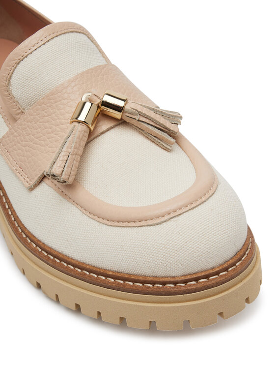 Pollini Pollini Loaferice SA10144G1MTO112A Écru