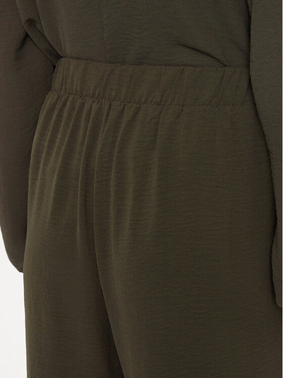 Vero Moda Vero Moda Medžiaginės kelnės 10302548 Pilka Loose Fit