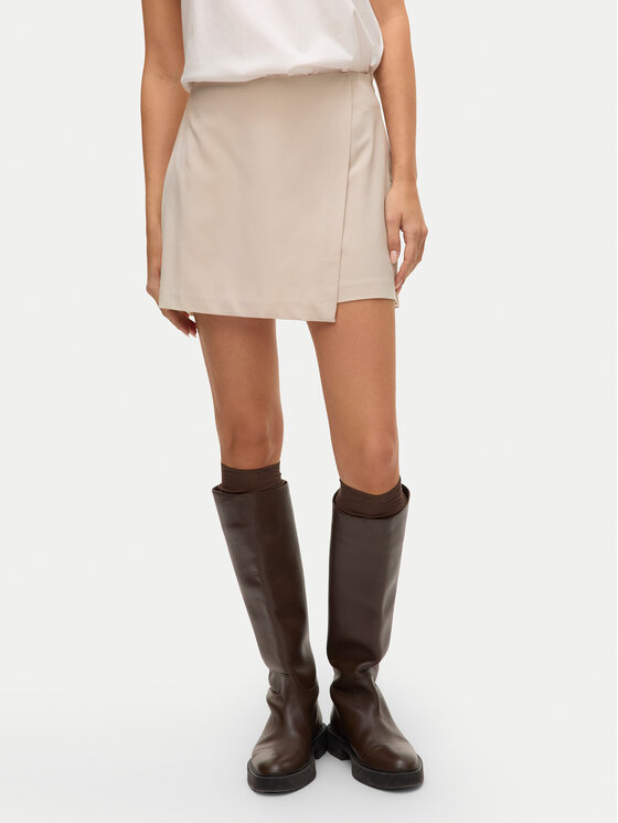 Vero Moda Vero Moda Sukňošortky Melina 10332054 Béžová Loose Fit