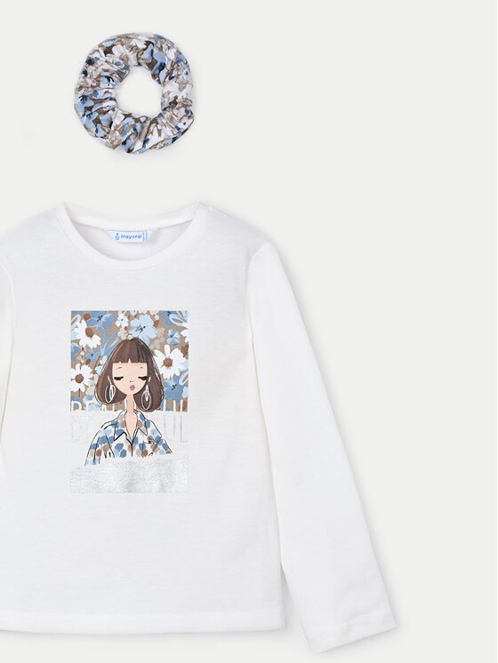 Mayoral Mayoral Bluse 4069 Écru Regular Fit