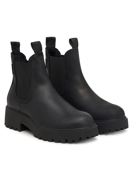 Tamaris Tamaris Polokozačky 1-25480-47 Černá