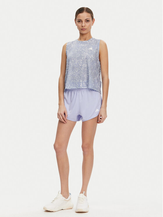 adidas adidas Pantaloni scurți sport Pacer Essentials JC9582 Violet Regular Fit