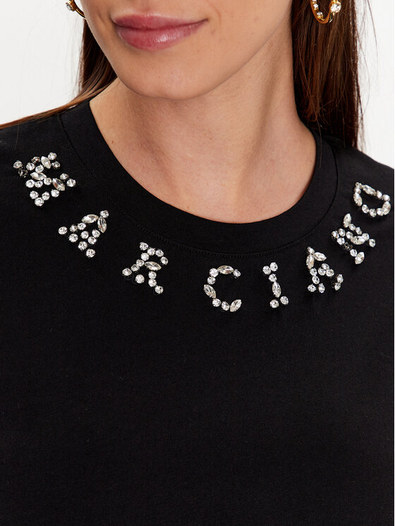 T-shirt Noemi 3GGP12 6138A Nero Regular Fit