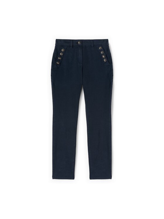 Motivi Motivi Pantaloni di tessuto P709Q004494N034 Blu Slim Fit