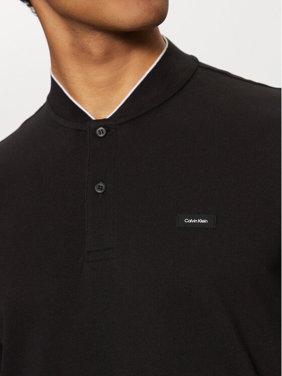 Calvin Klein Calvin Klein Polo marškinėliai K10K114139 Juoda Regular Fit