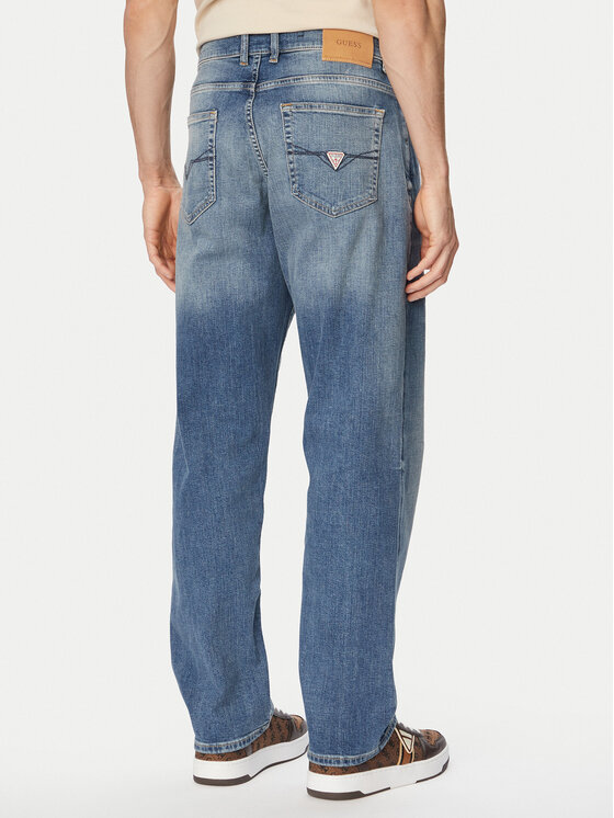 Guess Guess Džínsy M6GA82 D0776 Modrá Relaxed Fit