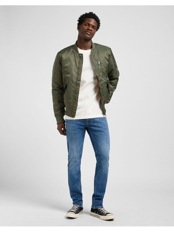 Lee Lee Jeansy LUKE Niebieski Slim Fit