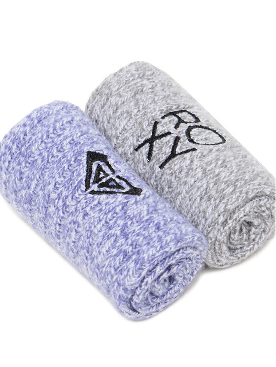 Roxy Roxy Kojinės CEO_AS_ROXY_06_W_AW25 (2 PACK) mix Pilka