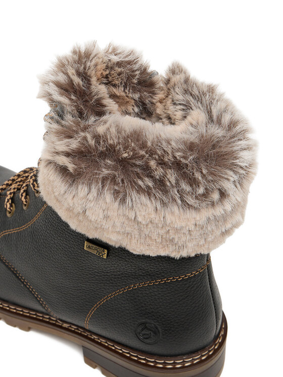 Remonte Remonte Schnürschuhe CEO-D0B74-01 Schwarz