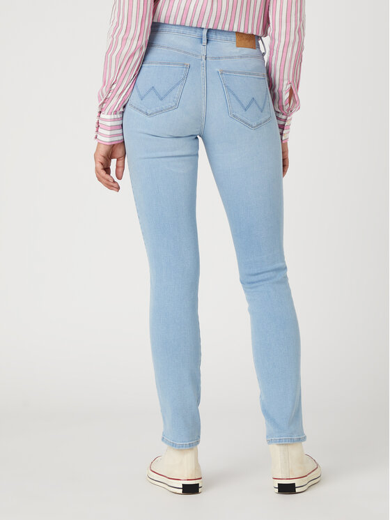 Wrangler Wrangler Jeansy W26LCY37L 112332358 Błękitny Slim Fit