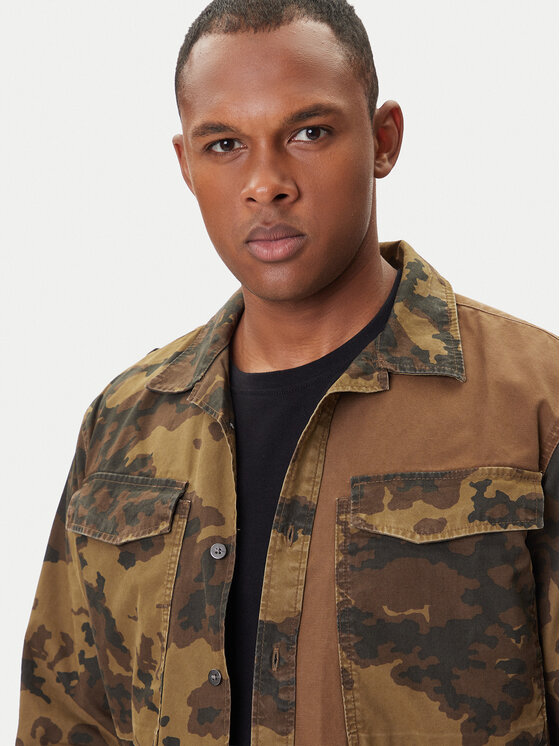 G-Star Raw G-Star Raw Košulja Cargo Pkt D26900-D553 Zelena Regular Fit