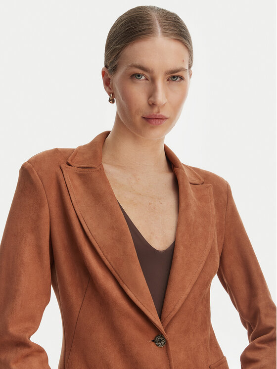 Rinascimento Rinascimento Marynarka CFC0127916003 Brązowy Regular Fit