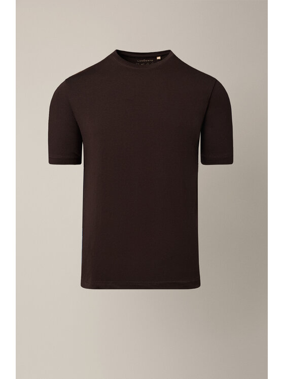 Lancerto Lancerto T-Shirt Kieran TS073226000012 Brązowy Regular Fit