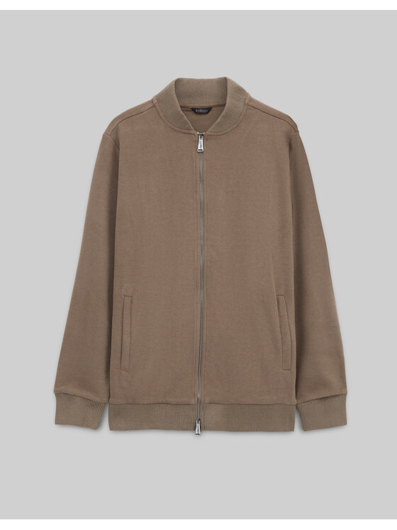 Borgio Borgio Bluza fumone_kh Khaki Regular Fit