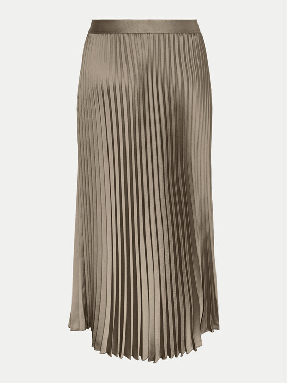 YAS YAS Plesirana suknja Celine 26032184 Bež Regular Fit