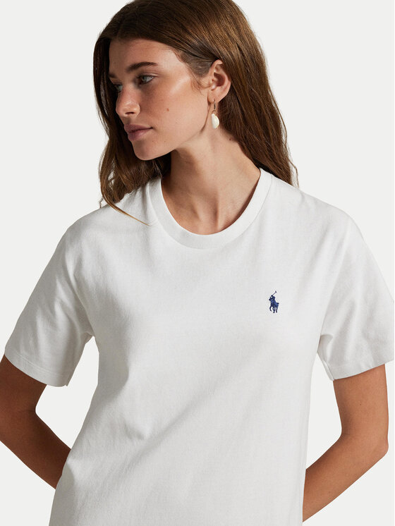 Polo Ralph Lauren Polo Ralph Lauren Hétköznapi ruha 211971066002 Fehér Straight Fit