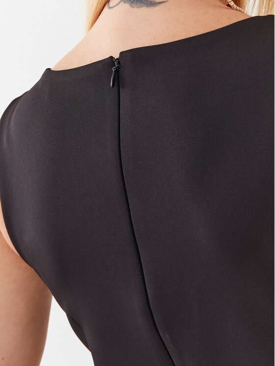Guess Guess Koktel haljina W3YK26 K9UN2 Crna Slim Fit
