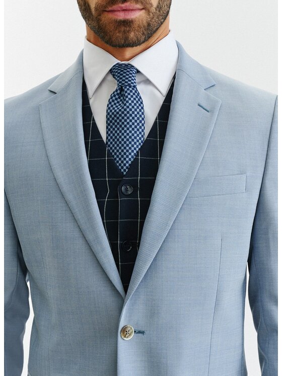 Pako Lorente Pako Lorente Marynarka P23SP-3G-023 Niebieski Slim Fit