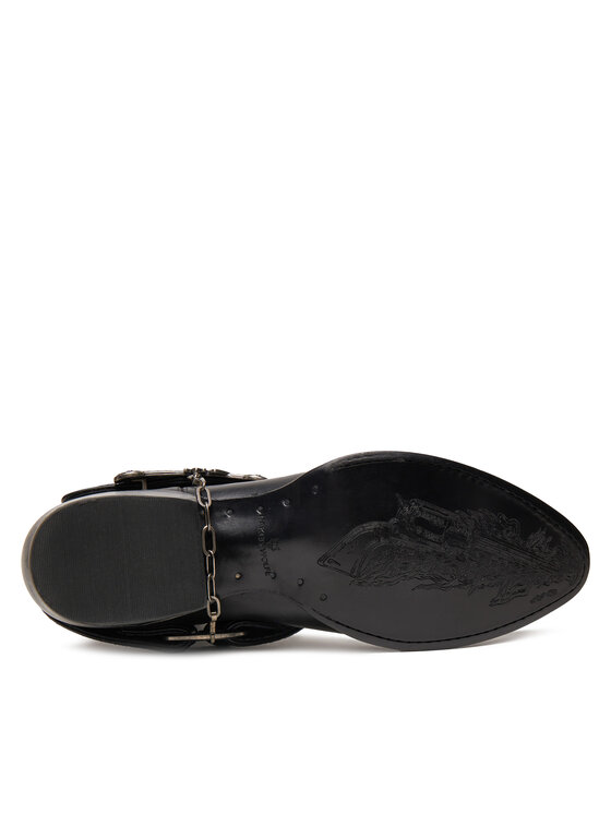 Naked Wolfe Naked Wolfe Каубойски обувки THE OUTLAW BOOT Черен
