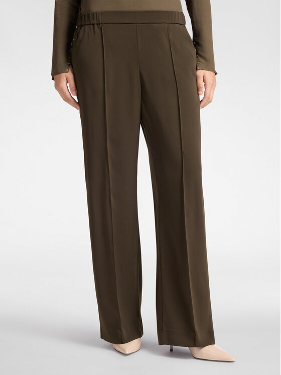 Elena Mirò Elena Mirò Pantaloni di tessuto P065Z000142N0F5 Verde Regular Fit