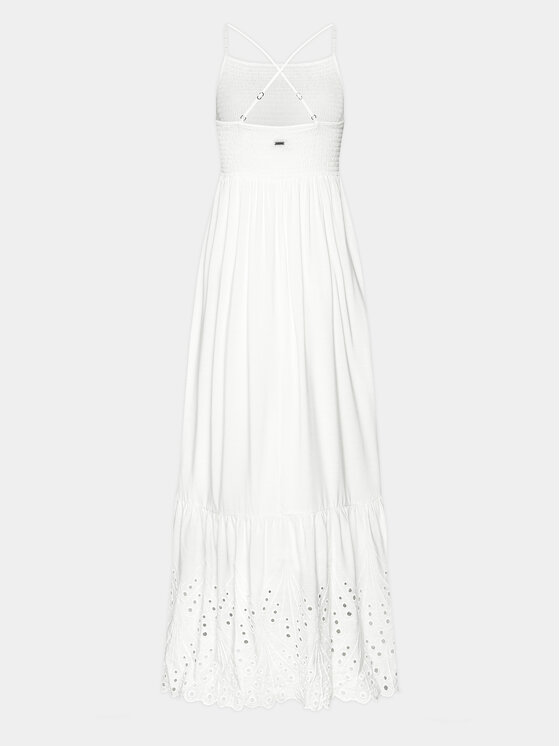 Maaji Maaji Sukienka codzienna 2123CLD003 Biały Regular Fit