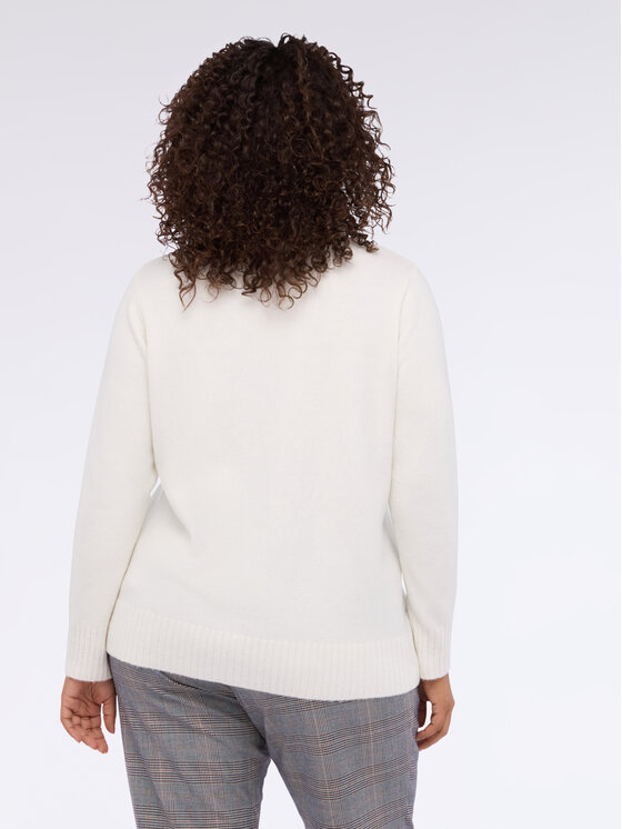 Fiorella Rubino Fiorella Rubino Maglione M039L008301N011 Bianco Regular Fit