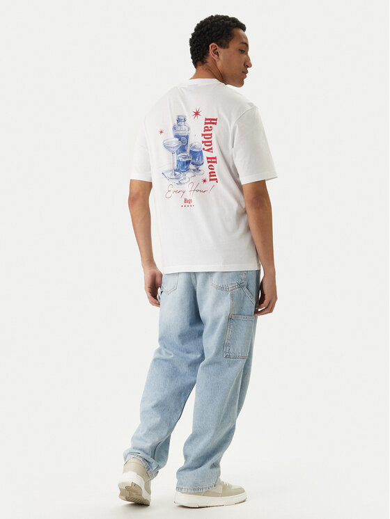 HUGO HUGO Tričko Nucavo 50560040 Biela Regular Fit