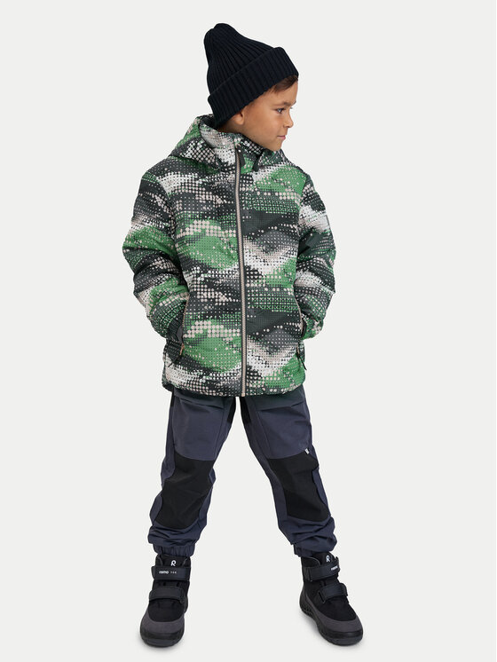 Reima Reima Kurtka puchowa Fossila 5100058C Zielony Regular Fit