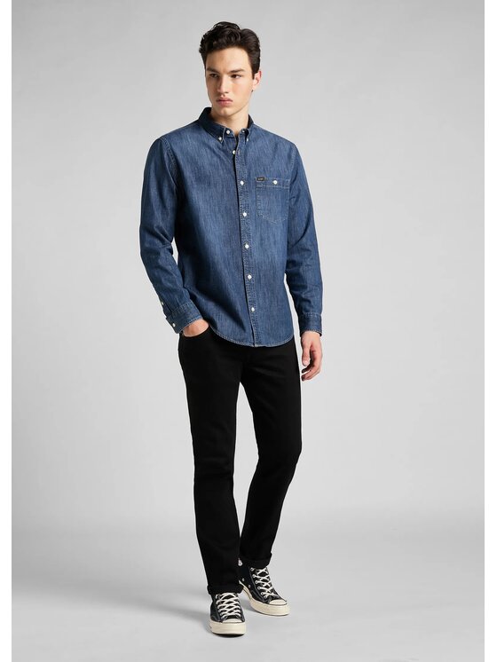 Lee Lee Jeans RIDER Nero Regular Fit