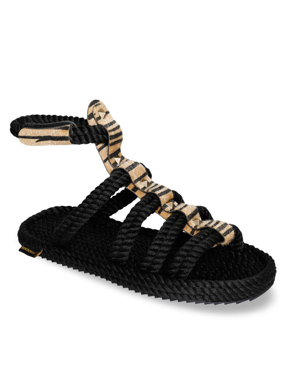 Bohonomad Bohonomad Sandalen Serengeti SRG.ZEB-20.WRS Schwarz
