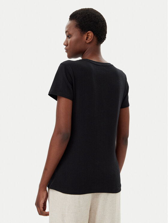 Gap Gap Tričko 729555-06 Čierna Regular Fit