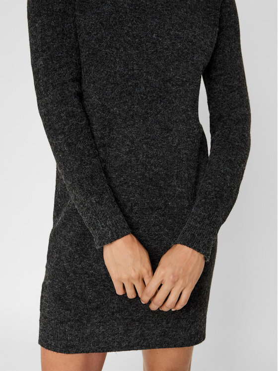 Vero Moda Vero Moda Sukienka dzianinowa 10215523 Czarny Relaxed Fit