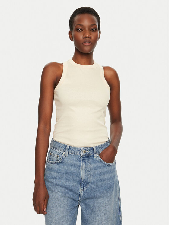 IVY OAK IVY OAK Top Klara IO1100X2350 Bej Slim Fit