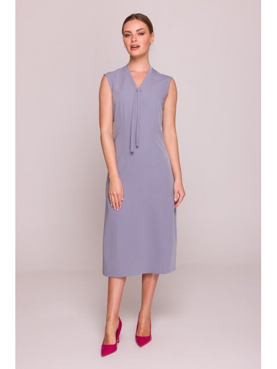 Stylove Stylove Sukienka codzienna S410 Szary A-Line Fit