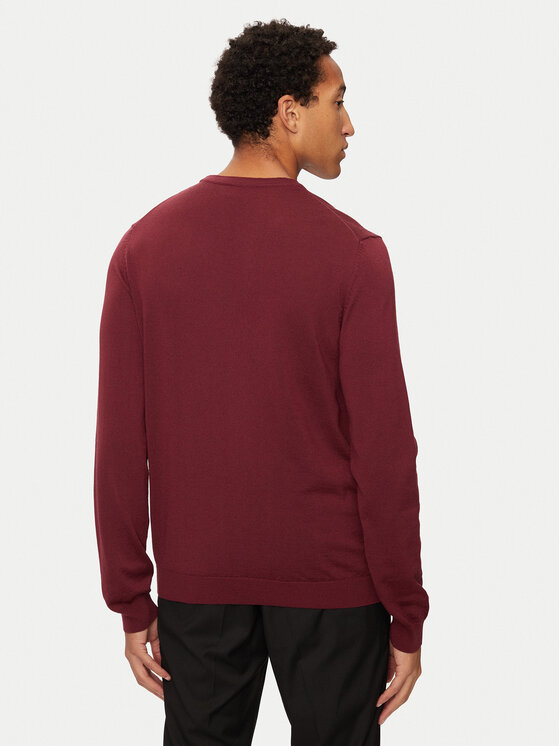 HUGO Hugo Sweter San Cedric-M1 50476832 Czerwony Regular Fit