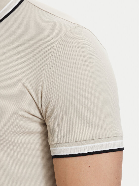 BOSS BOSS Polokošeľa Paddy 50469055 Svetlo béžová Regular Fit