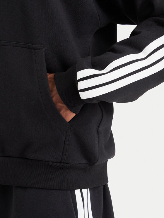 adidas adidas Світшот Essentials 3-Stripes French Terry KY6568 Чорний Regular Fit