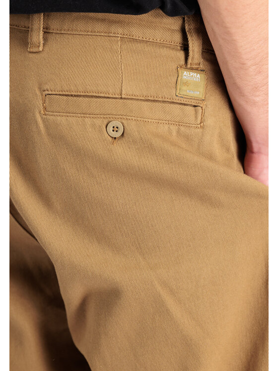 Alpha Industries Alpha Industries Spodnie cargo Alpha Relaxed Chino Pant Beżowy Relaxed Fit