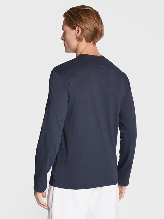 Longsleeve 111653 2F722 00135 Blu scuro Slim Fit