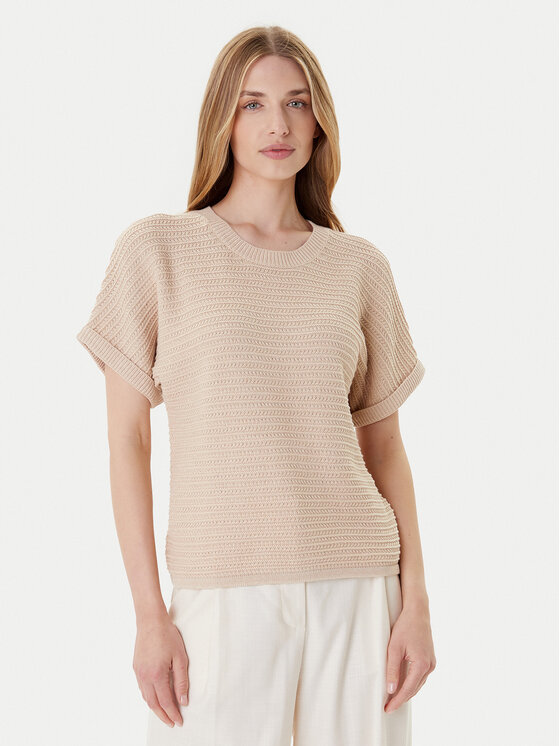 Morgan Morgan Svetr 252-MVIET Béžová Relaxed Fit