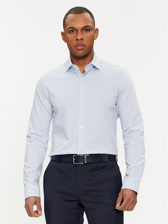 Michael Kors Michael Kors Košulja MK0DS01263 Svijetloplava Slim Fit