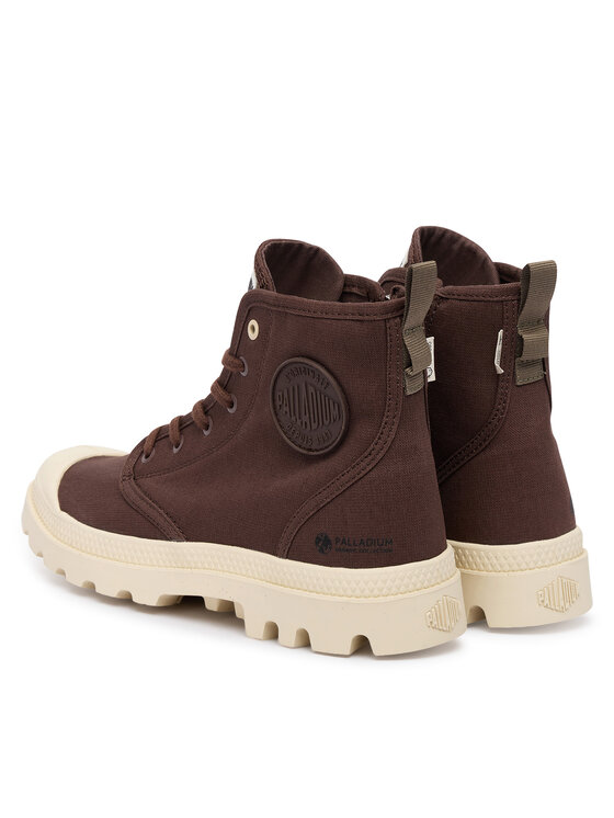 Palladium Palladium Schnürstiefeletten Pampa Hi Zip Organic 79101-293-M Braun