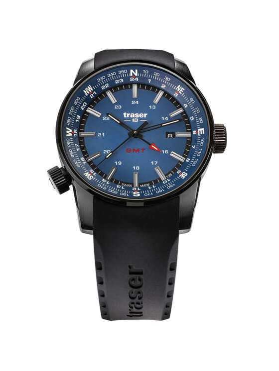 Traser Traser Zegarek TS-109743 Niebieski