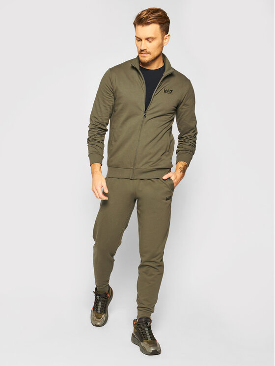 armani tracksuit khaki