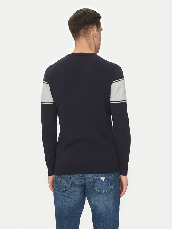 Guess Guess Sweter M5GR05 Z3MI1 Granatowy Regular Fit