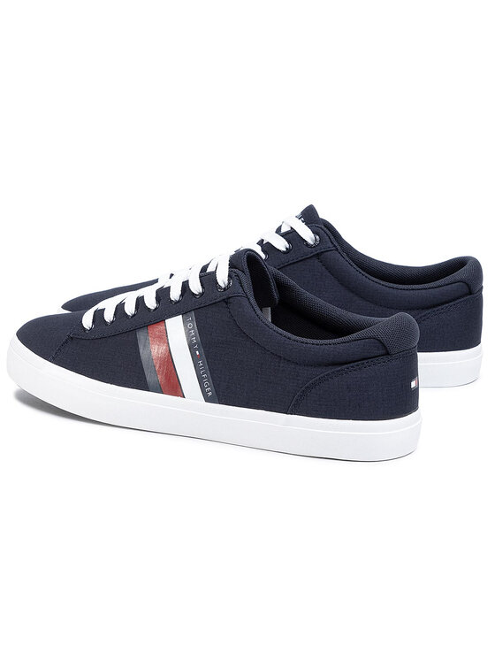 Tommy Hilfiger Tommy Hilfiger Tenniskingad Essential Stripes Detail Sneaker FM0FM02685 Tumesinine